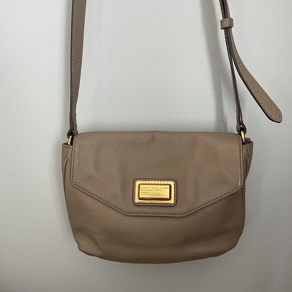 Marc by Marc Jacobs Tan Leather Crossbody Bag